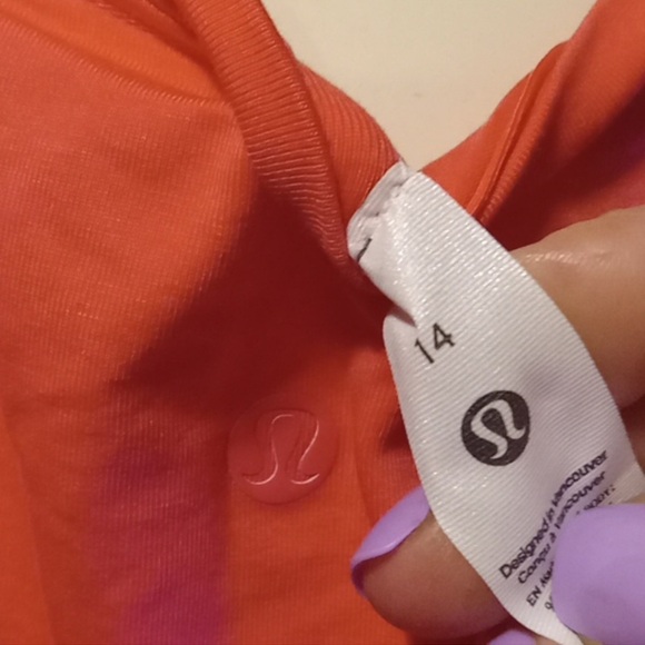 Lululemon Love Crew Curved-Hem Crewneck T-Shirt in Glaze Pink Size 14 NWOT - Picture 6 of 7